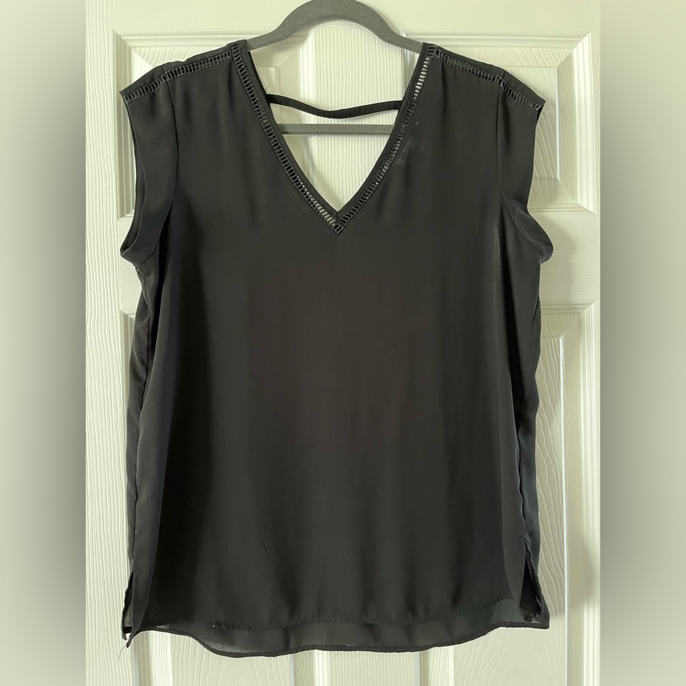 Women’s black blouse, size medium